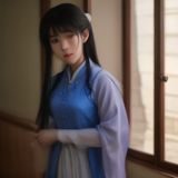 兼容性测试工程师肖像照,工作服形象照,实验室背景